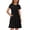 Black, variant on Little Girl Dresses Short Sleeve Tiered Swing A-Line Sun Dresses Fancy Dress Navy Dress Girls Birthday Dresses for Girls