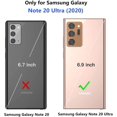 thumbnail image 2 of iCoverCase for Samsung Galaxy Note 20 Ultra Camera Lens Protector [2 Pack], Flexible Tempered Glass [9H Hardness], 2 of 5