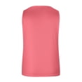 thumbnail image 5 of QUINDOS Tank Tops for Women Pink Summer Workout Striped Round Neck Button Elastic Tank Tops Womens Camisoles 2025, 5 of 5