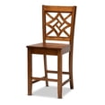 thumbnail image 2 of Baxton Studio Nicolette Walnut Brown Finished Wood 5-Piece Pub Set, 2 of 9