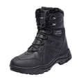 thumbnail image 2 of Cameland Men Shoes Solid Color Winter Keep Warm Woolen Casual Bandage Short Boots, 2 of 9