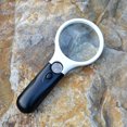 thumbnail image 2 of IROINID 45X Handheld 3 LED Light Magnifier For Reading Magnifying Glass Lens Jewelry, 2 of 2