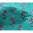 thumbnail image 4 of oneOone Viscose Chiffon Fabric Leaves & Floral Block Print Fabric By Yard 42 Inch Wide, 4 of 4