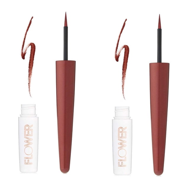 Lot de 2 Flower Beauty Traceur Liquide Estompable Rouille LK5