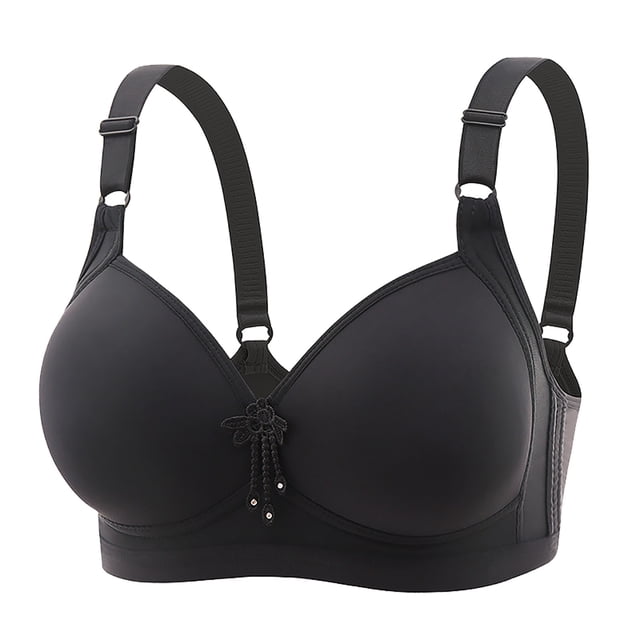 Clearance Sale 2025 Bra Women Clearance Lace Back Button Shaping Cup Adjustable Shoulder Strap Large Size Bra