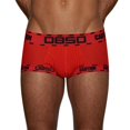 thumbnail image 2 of B91xZ Boxeurs pour Hommes sous-Vêtements en Coton Doux et Confortables, Rouge L, 2 of 5