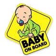 thumbnail image 1 of 2X Baby on Board Warning Sign Vinyl Warning Sticker 15x15cm, 1 of 8