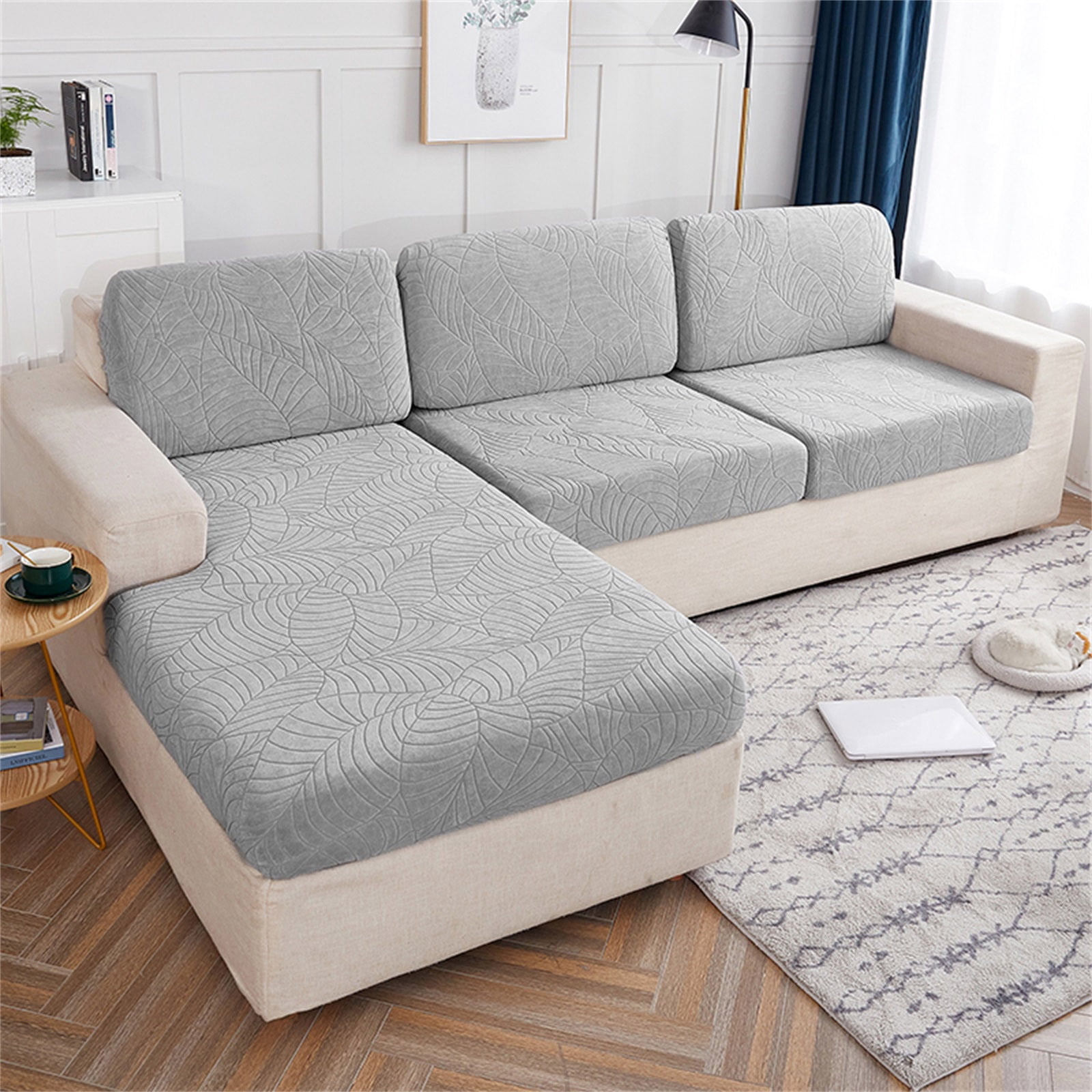 TIMIFIS Couch Cover Household Essentials Waterproof Cushion Sofa Seat Cover Tightly Wrapped Protection Plush Fiber Living Room Sofa CoversFall