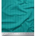thumbnail image 1 of Soimoi Green Rayon Fabric Filigree Damask Decor Fabric Printed Yard 42 Inch Wide, 1 of 3