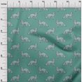 thumbnail image 2 of oneOone Polyester Lycra Fabric Fox Block Print Sewing Fabric BTY 56 Inch Wide, 2 of 4