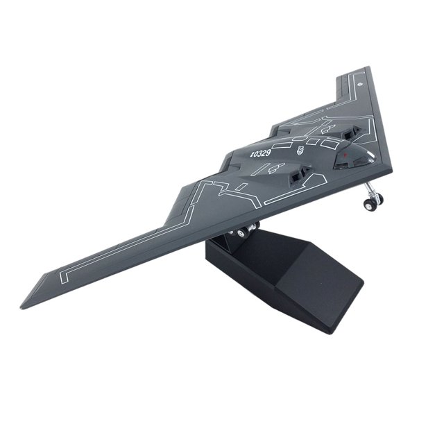 lionlar U.S. B2 Model 1:200 Airplane Aircraft Attack Airplane Souvenir Movable Wheels Gift Plane Model for Office Home Boys