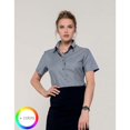 thumbnail image 2 of Russell Collection Ladies/Womens Short Sleeve Easy Care Oxford Shirt, 2 of 2
