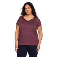 thumbnail image 1 of George Women's Plus V-Neckline Tee, 1 of 6