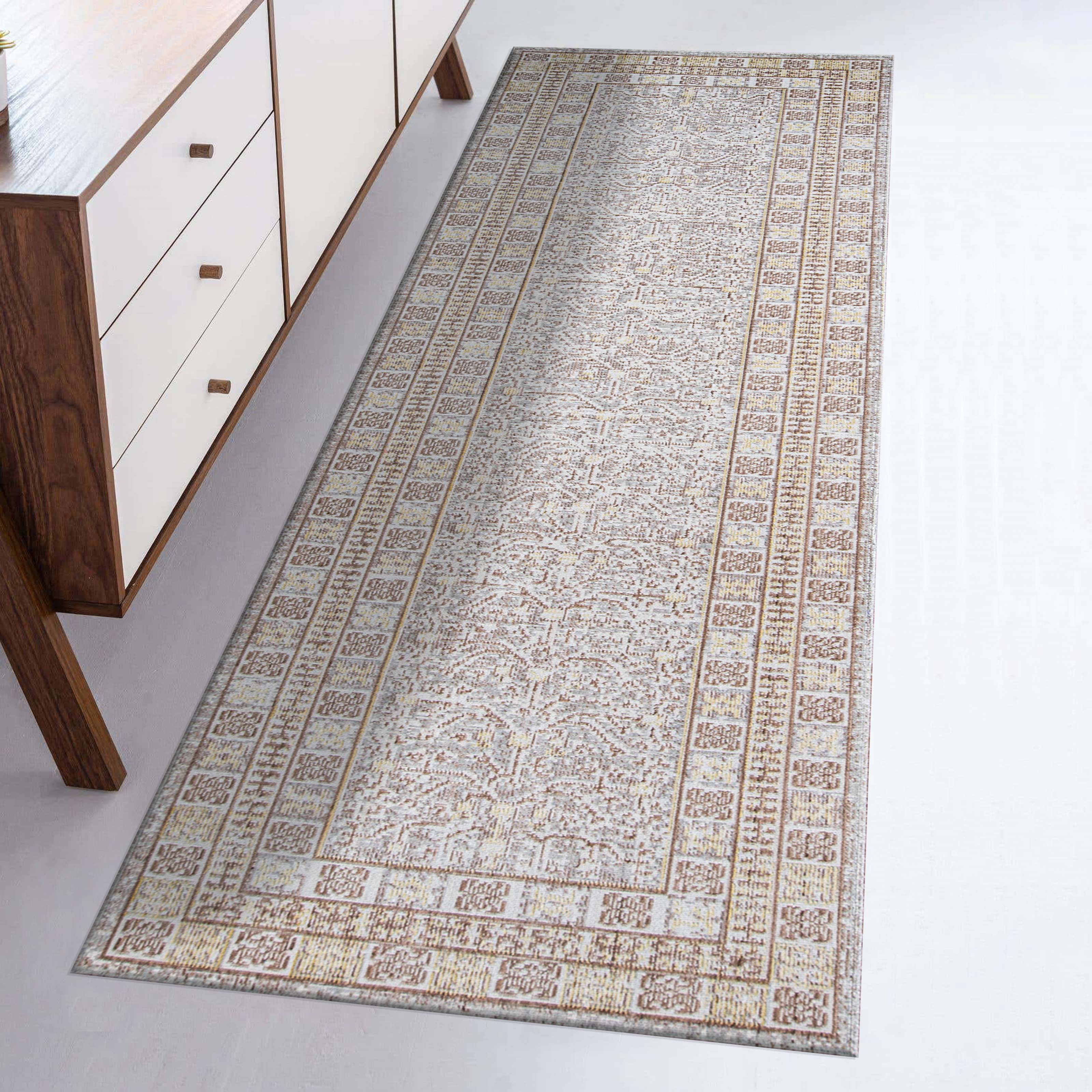 ECARPET Valeria Traditional Area Rug for Living Room, Bedroom, Dining Entrance, Hallway and More.