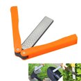 thumbnail image 4 of Sharpener Double Sided Portable Mini Foldable Sharpening Stone Grinderstone Household Kitchen Handheld Whetstone Household Tools Home for Hiking Black, 4 of 9