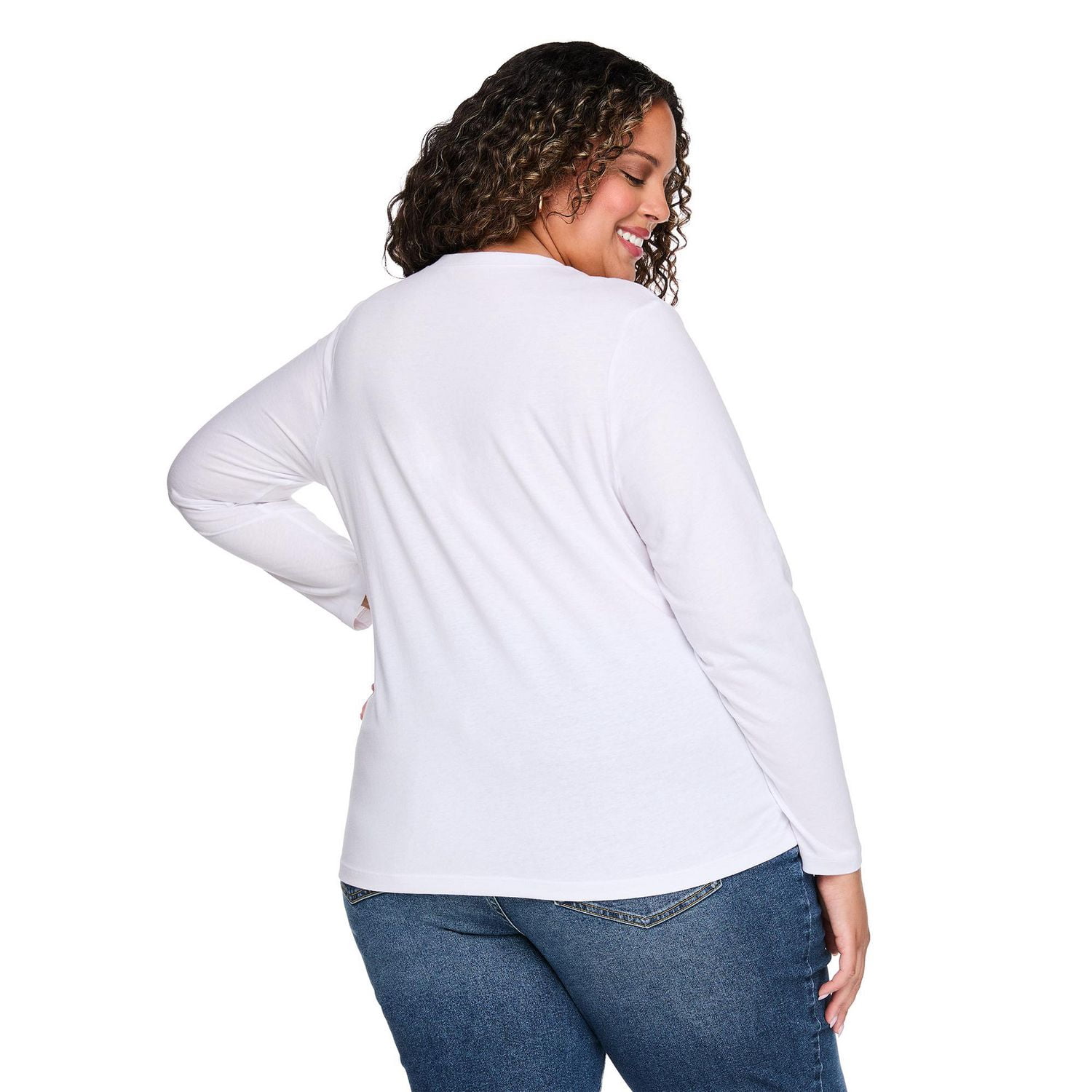 T-shirt à manches longues Lane Bryant Plus pour femmes