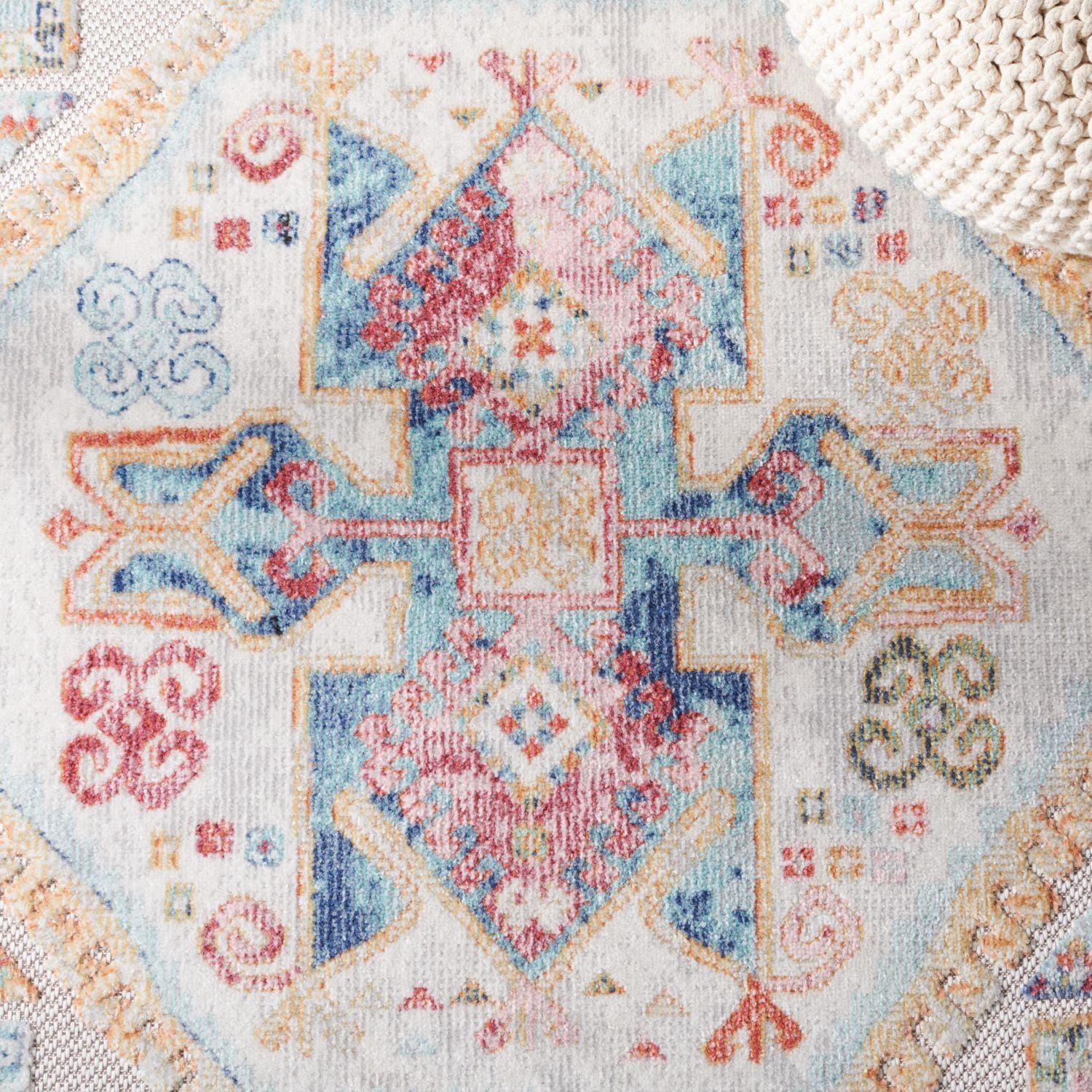SAFAVIEH Cabana Clark Tapis Intérieur/Extérieur Médaillon