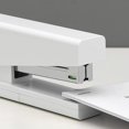 thumbnail image 2 of White Stapler, Desktop Stapler, Classic Office Stapler, 20 Sheets Capacity White Stapler Set with Storage, 2 of 5