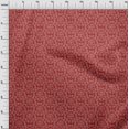 thumbnail image 3 of oneOone Tissu Jersey Coton Rouge Ethnique Bandhani Matériel de Robe Tissu Imprimé Tissu au Mètre 58 Pouces de Large, 3 of 4