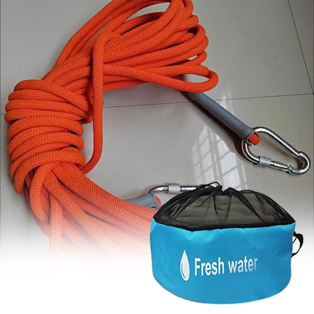 FHBVT RV Hose Storage Bag Accessories for Sewer and Water Hoses with Reinforced Handles Breathable Mesh Top and Large Capacity for Organizing RV Equipment, Electrical Cords, and Camping Gear