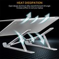 thumbnail image 3 of Yeacher Support pour Ordinateur Portable, Support Surélevé pour Ordinateur Portable, Support d'Ordinateur en Aluminium à 6 Angles Réglables, Ventilé et Rafraîchissant pour Portable, 3 of 8