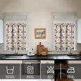 thumbnail image 3 of 3 Piece Chicken Kitchen Curtains and Valances Set for Windows Rooster Kitchen Window Curtains Over Sink Decor 27.5x36 in, 3 of 6