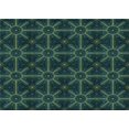 thumbnail image 1 of Ahgly Tapis Rectangulaire Lavable en Machine Intérieur Transitionnel Vert Sarcelle Profond, 6 Pieds x 9 Pieds, 1 of 7