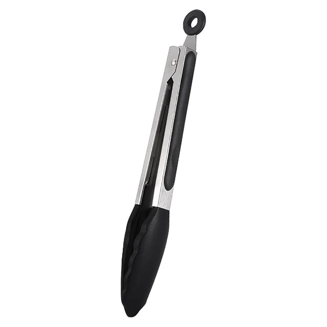 Tongs for Cooking with Silicone Tips Kitchen Tongs, 9-Inch Cooking Tongs with Premium Silicone Tips, Non-Stick Food Tongs with Heat Up To 480°F, 304 Stainless Steel