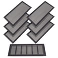thumbnail image 3 of Vrorvz Magnetic PVC Floor Vent Cover Set of 6 Rectangular Ventilation Screen Protectors Easy Attach Trap for Debris Keeps Out Prevents Items from Falling Long Lasting Plastic Material, 3 of 3