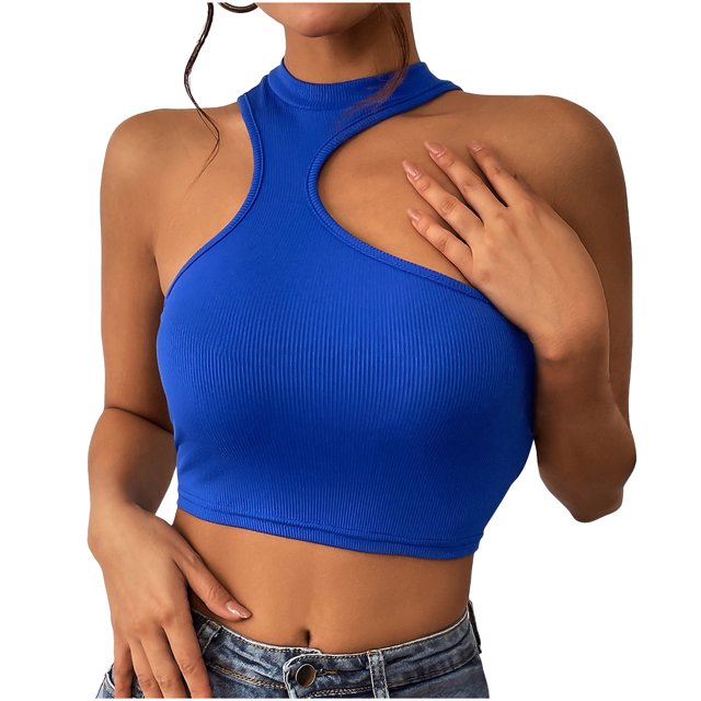 LSLJS Fashion Women Sleeveless Garment Comfortable Breathable Round-Neck Blouses Tops, Womens Tank Tops