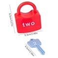 thumbnail image 3 of Early Childhood Education Alphabet Toys, Unlocking Game Set, 26 Locks 26 Keys, Letters Patterns, Uppercase Lowercase Matching, Learning Achievement, Durable Plastic, Christmas Gift, 3 of 9