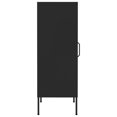 thumbnail image 2 of vidaXL Armoire de Rangement Noire 42,5x35x101,5 cm Acier, 2 of 5