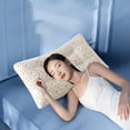thumbnail image 4 of Yhmxh Bedding Super Soft Cotton Pillow Neck Protection Pillow Flower Print Pillow 23.6X15.7 In Skin-friendly Throw Blanket Machine Washable Microfiber Bed Sheet Set, 4 of 6