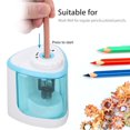 thumbnail image 4 of Precision Battery Operated Pencil Sharpener, Heavy Duty Tool for Fast Sharpening of Colored & Standard Pencils, Manual and Battery Modes Available, Versatile Application for School, Office & Home, 4 of 7