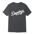 thumbnail image 1 of T-shirt à Manches Courtes pour Homme, Coupe Ample, Col Rond, Imprimé de Lettres, Décontracté et Populaire, 1 of 4