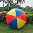 thumbnail image 4 of Ballon de Plage Gonflable pour Enfants Matériau PVC Multicolore Diamètre 12 Pouces Conception Légère, 4 of 7