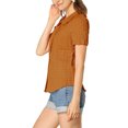 thumbnail image 4 of INSPIRE CHIC Chemise Douce pour Femme Vintage à Col Poupée Doux Boutonnée, 4 of 6