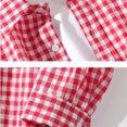 thumbnail image 3 of RXIRUCGD Chemise-Blouse à Carreaux pour Homme à Boutons avec Poche, Manches Longues, Col à Revers, Rouge, Taille : M, 3 of 4