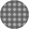 thumbnail image 1 of Ahgly Company Machine Washable Indoor Square Transitional Dark Gray Area Rugs, 3' Square, 1 of 7