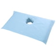 thumbnail image 1 of GROWTH TANK Housse de Table de Massage Lit Trou pour le Visage Drap d'Essuyage 75x55cm Bleu, 1 of 9