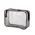 thumbnail image 2 of Sac Cosmétique Transparent en Pvc Sac de Rangement de Voyage, Sac de Rangement en Plastique 27x15x7cm, 2 of 4