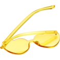 thumbnail image 4 of ORUYROP Heart Shape Sunglasses Rimless Transparent Heart Glasses Colorful Party Favors, 4 of 7