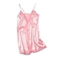 thumbnail image 4 of Kcodviy Nuisette en Satin Extensible pour Femmes, Robe de Nuit pour Femmes, Pyjama de Maison pour Femmes, Chemise de Nuit en Coton, Chemise de Sommeil pour Femmes, Chemise de Sommeil, Chemises de Nuit pour Femmes avec Boutons, 4 of 7
