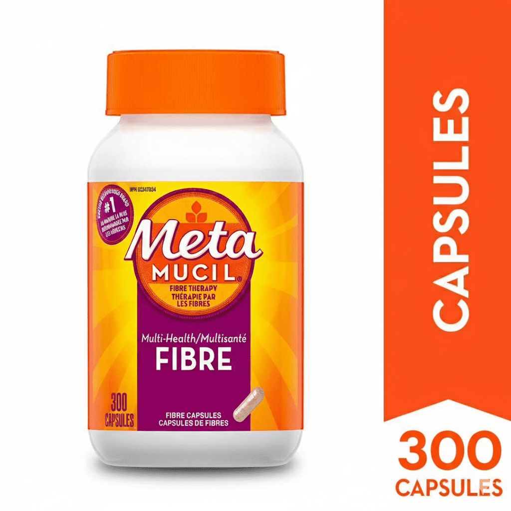 Meta mucil fibre 300 capsules 20 days supply