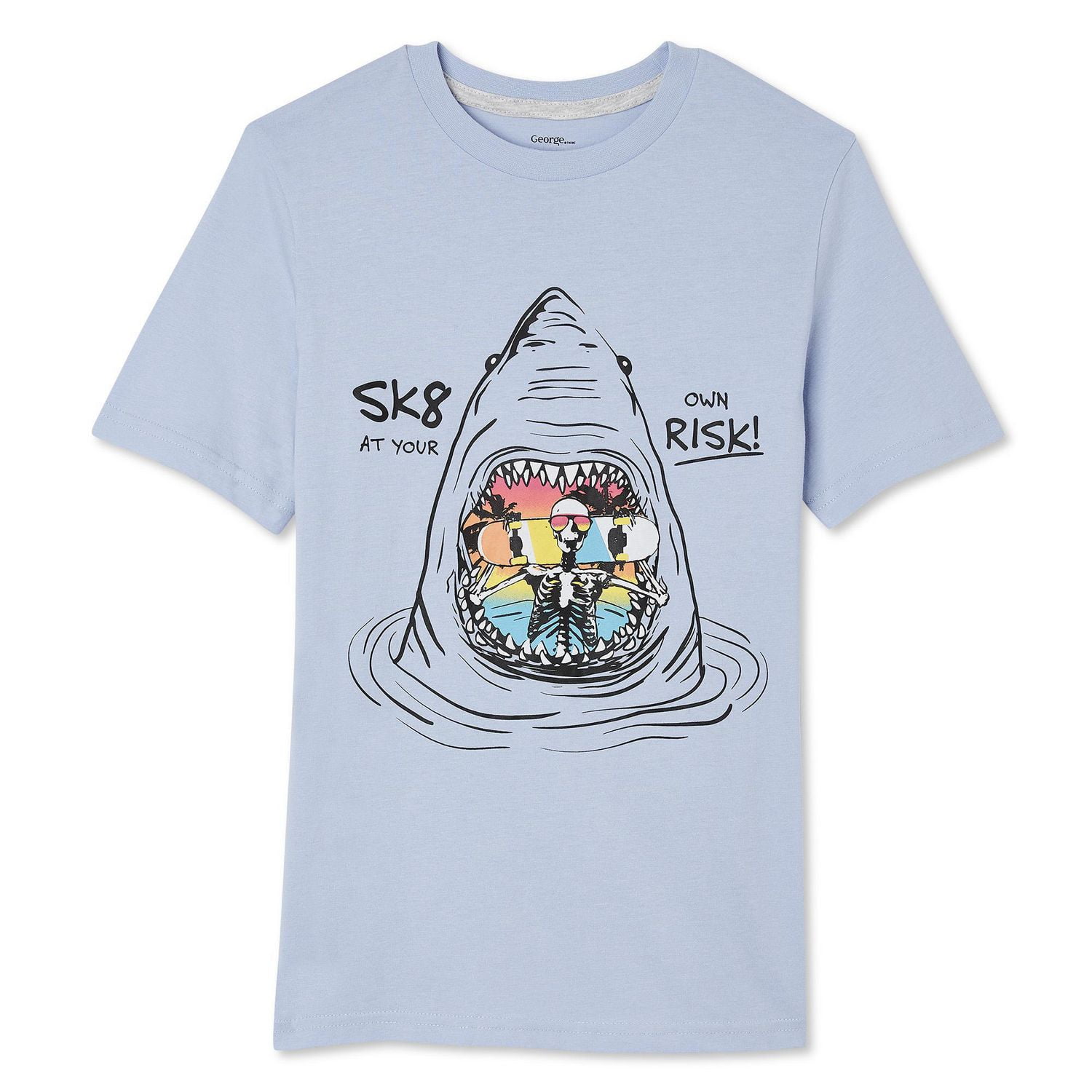 T-shirt avec imprimé graphique à manches courtes George pour garçons