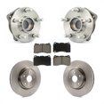 thumbnail image 1 of Transit Auto Front Hub Bearing Assembly Disc Brake Rotors and Ceramic Pads Kit for Car 2014 Subaru WRX Limited Base KBB-122051, 1 of 11