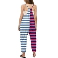 thumbnail image 4 of Girls Romper Striped Summer Rompers for Girls Spaghetti Strap Rompers with Pockets Summer Outfits for Girls 4-5 Y, 4 of 6