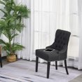thumbnail image 2 of Chaise de salle à manger boutonnée HOMMEM, chaise rembourrée d'accent (Lot de 1), 2 of 10