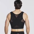 thumbnail image 2 of Men Chest Shape Vests Male Control Breast Gynecomastia Professional Slimming Tank Top Slimming Tank Top Correct Corset Compressing Compression No.1, 2 of 8