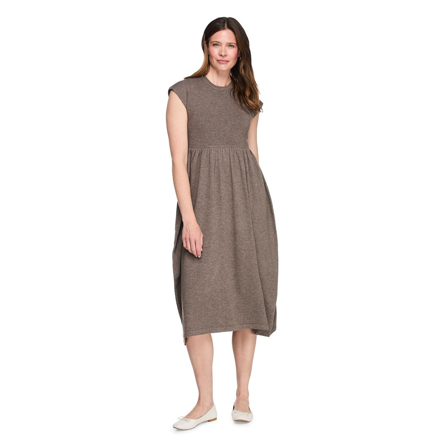 George Women's Short-Sleeve High Waist Dress